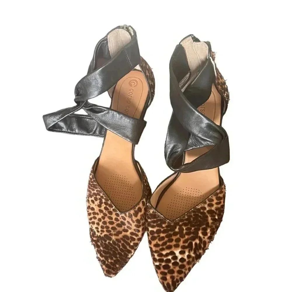 CC CORSO COMO Women's Dahlea Real Cow Hair Fur Pump‎ Size 7.5M